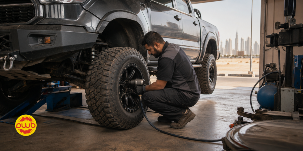 Choosing the right tyre size and pressure for desert driving